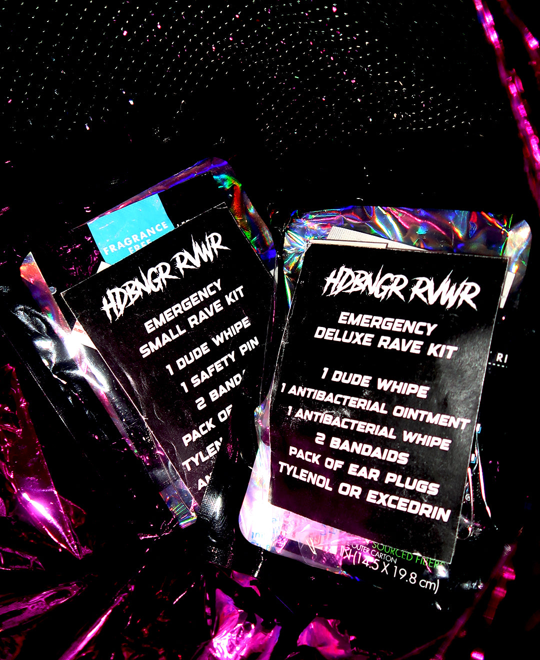 EMERGENCY RAVE PACKS