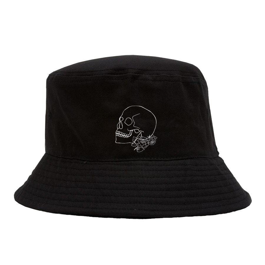 Skull and Roses Bucket Hat