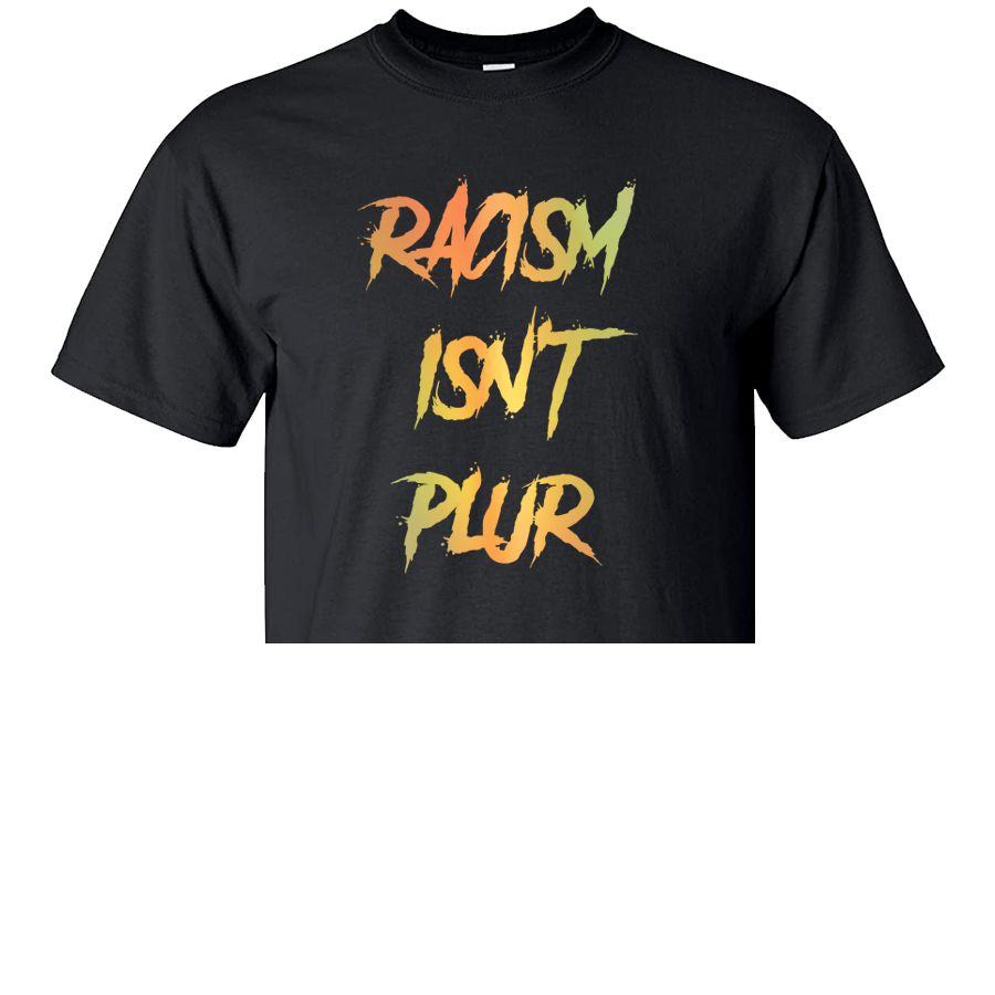 Racism Isn't Plur Holographic Crop