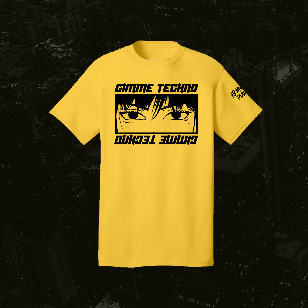 Camiseta Gimme Techno - Camiseta Anime Meets Rave Culture
