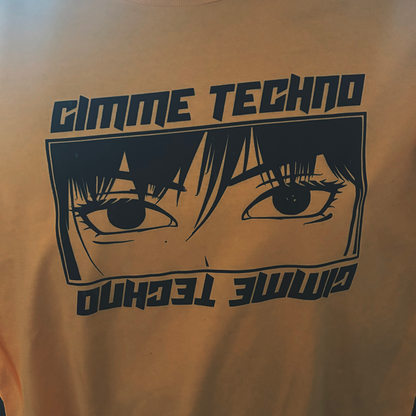 Camiseta Gimme Techno - Camiseta Anime Meets Rave Culture