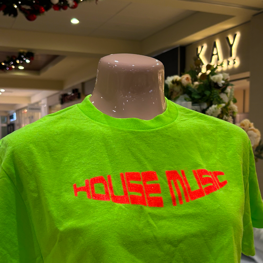 House Music Neon Crop-Top