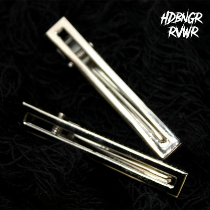 Y2K Metal Bars Hair Clips — 2PC Set
