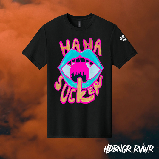 HAHA SUCKER Halloween Graphic Tee