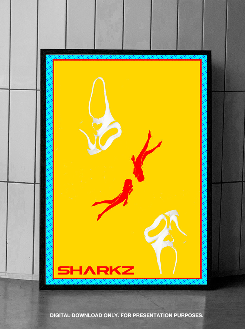 SHARKZ HALLOWEEN POSTER