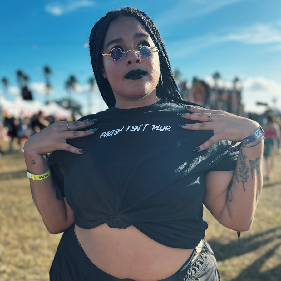 El racismo no es "Plur" - Ropa de rave antirracista | HDBNGR RVWR