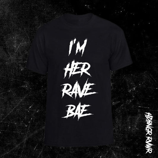 Black shirt that reads Not Your Rave Bae