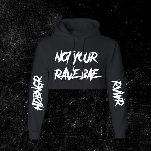 NOT YOUR RAVE BAE Crop Sweater