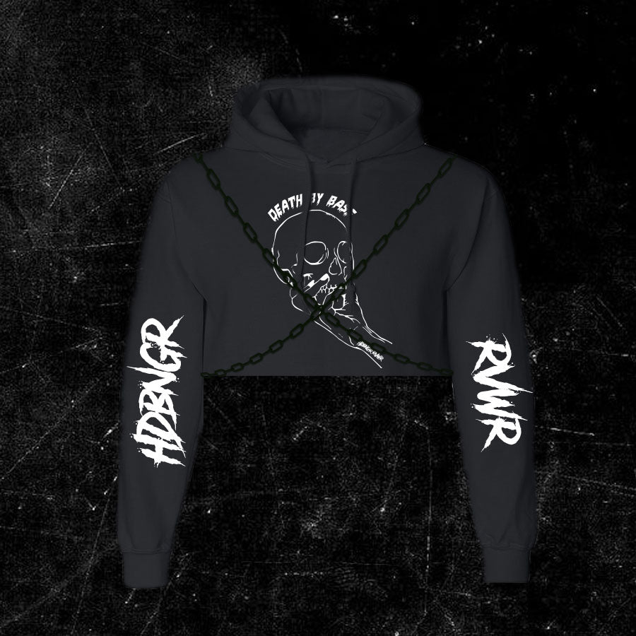 Death By Bass Crop Sweater W/Chains