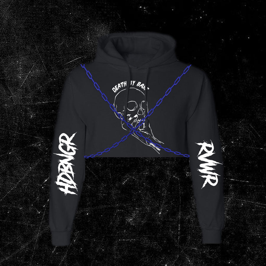 Death By Bass Crop Sweater W/Chains