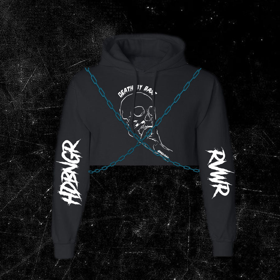 Death By Bass Crop Sweater W/Chains