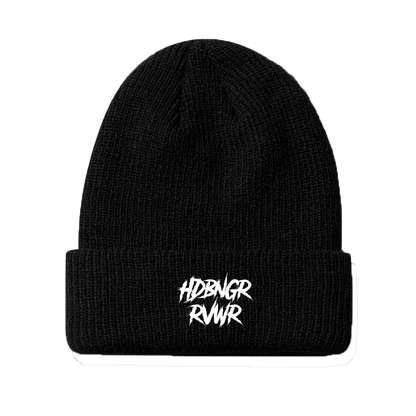 HDBNGR RVWR BEANIE IN BLACK