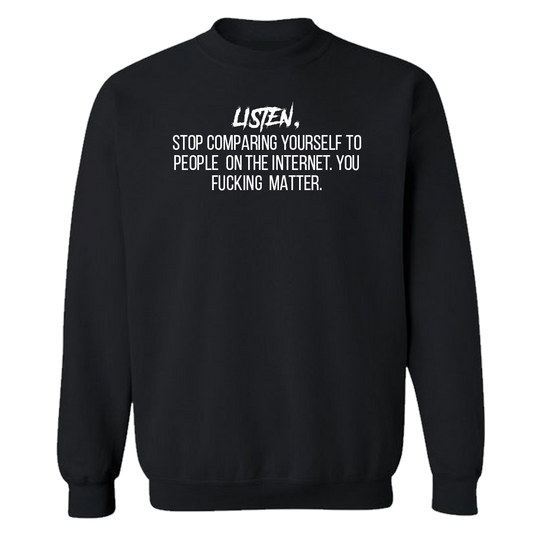 YOU MATTER Long Sleeve Sweater
