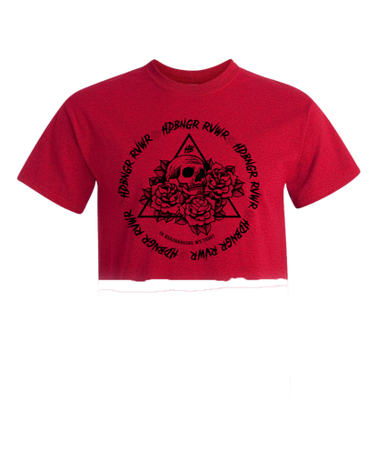 HDBNGR RVWR Tattoo Skull CROP Top