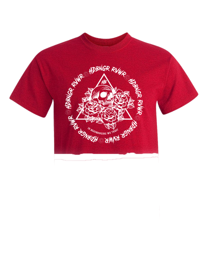HDBNGR RVWR Tattoo Skull CROP Top