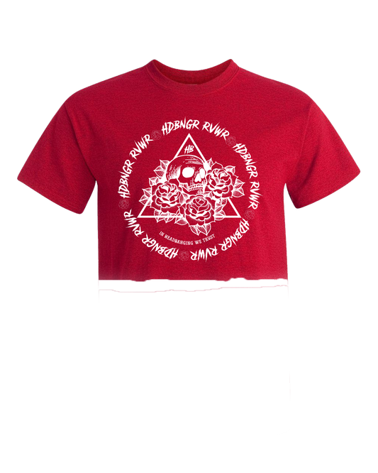 HDBNGR RVWR Tattoo Skull CROP Top